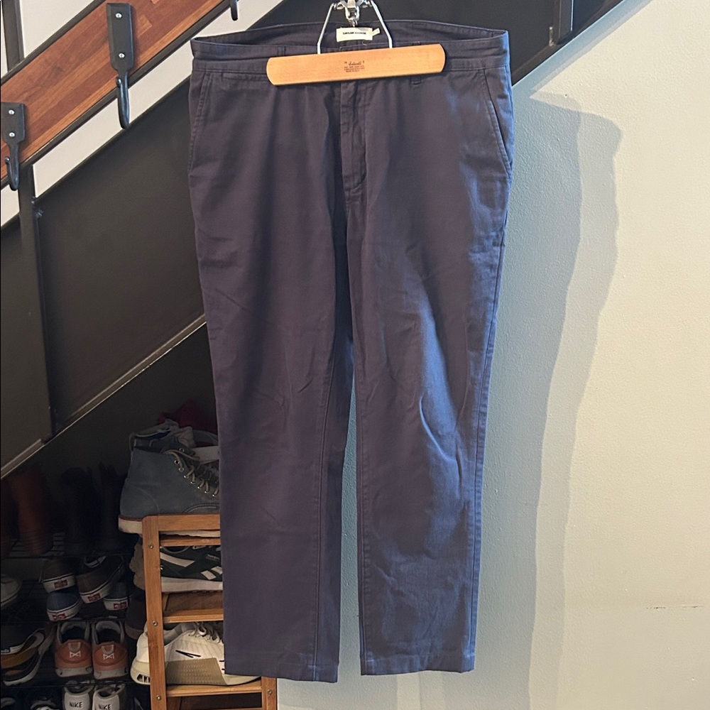 Taylor Stitch Navy slim foundation Chinos. 36” 29”